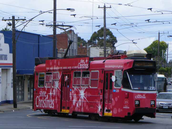 Yarra Trams class Z3 220 Christmas tram